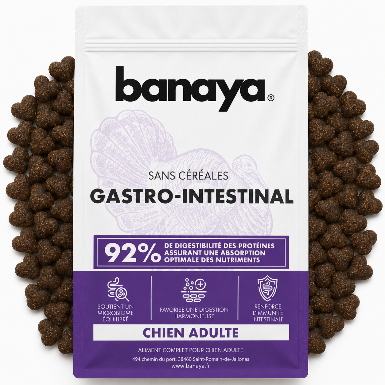 Croquettes Gastro-intestinal - Chien Adulte
