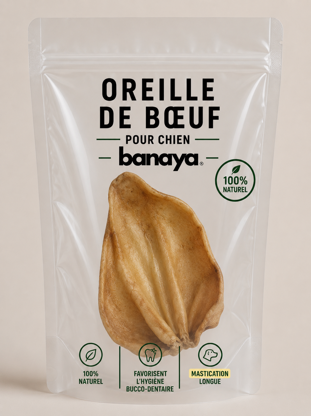 Oreille de boeuf sans anneau
