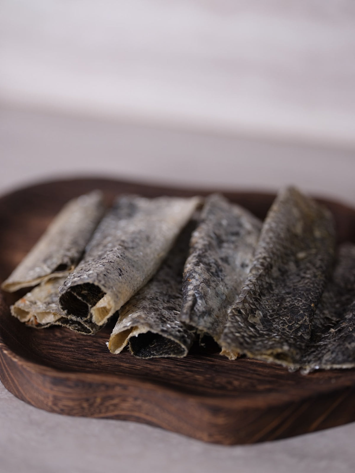 Peau de saumon séchée lot de 5