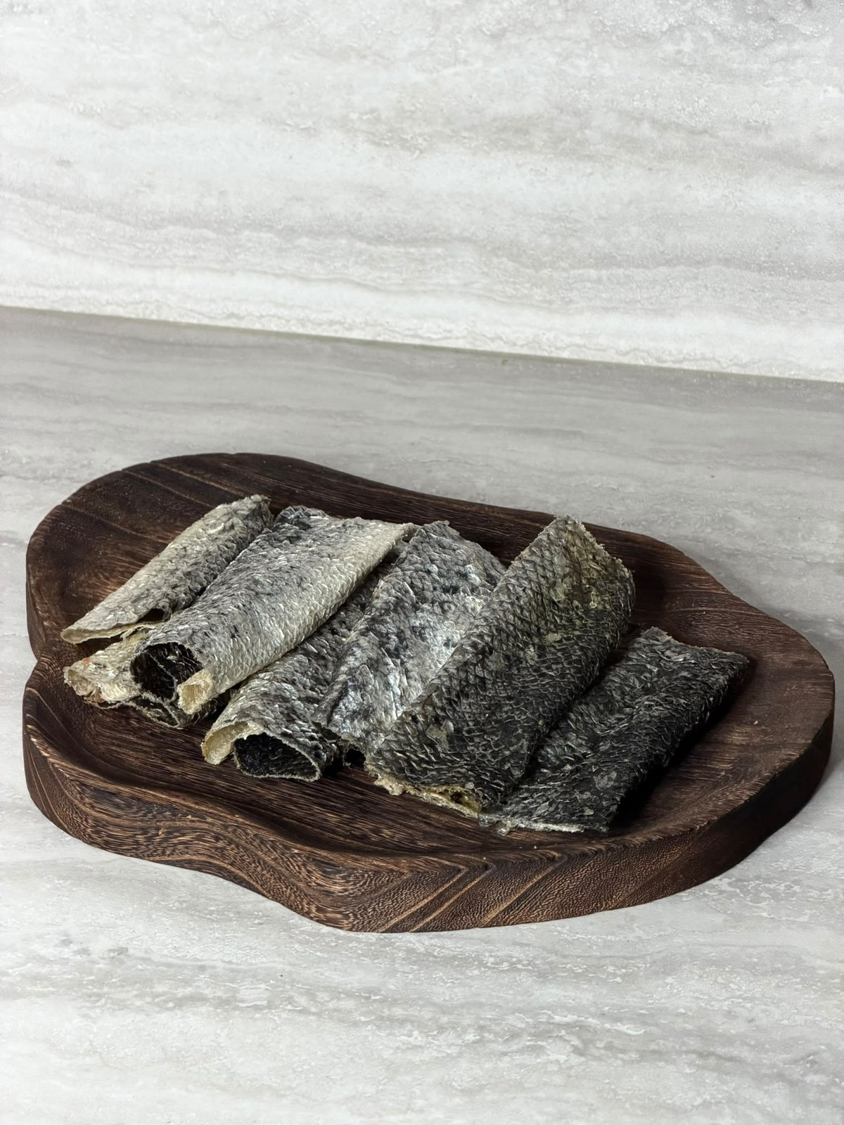 Peau de saumon séchée lot de 5