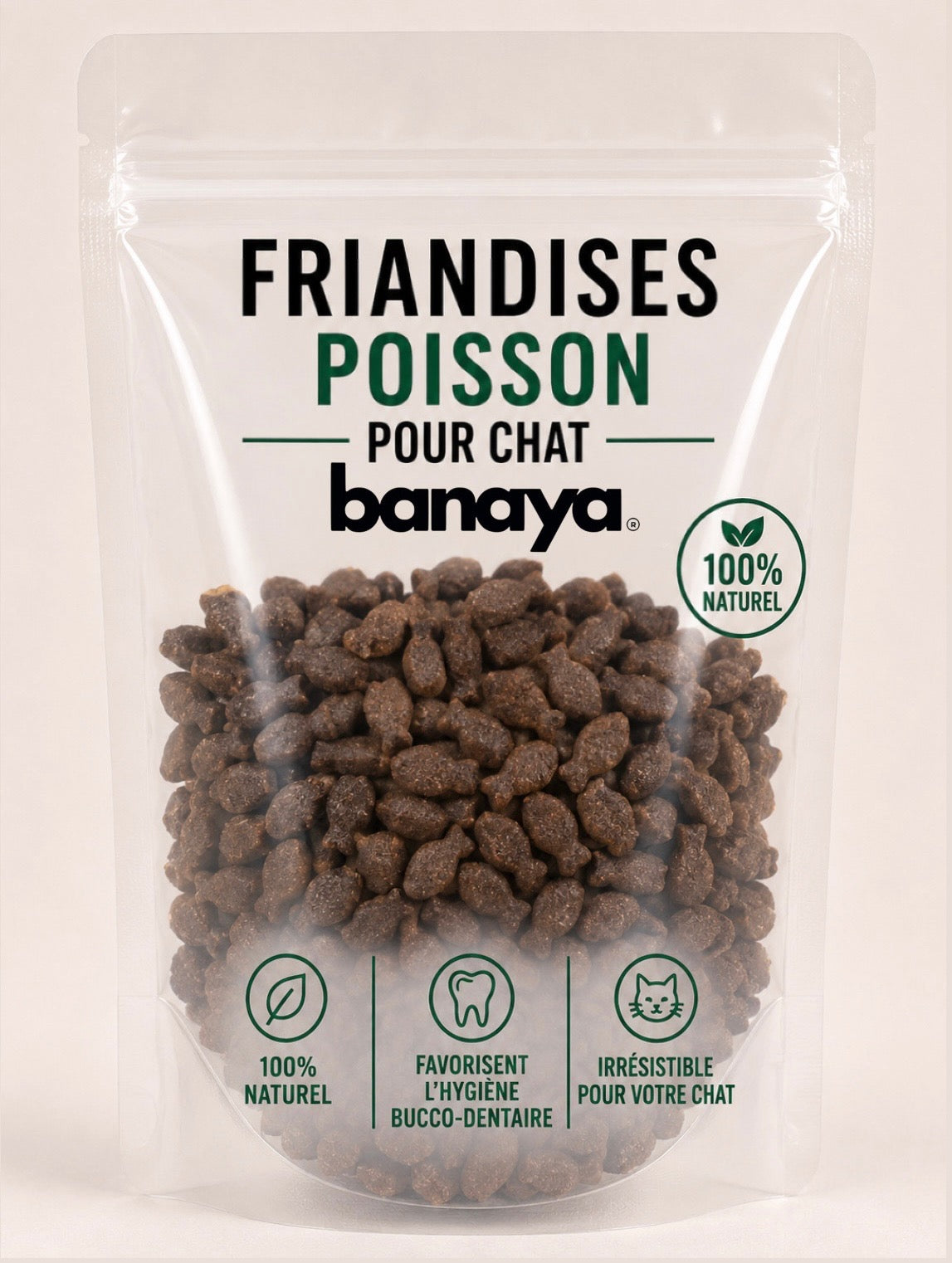 Friandises au poisson pour chat
