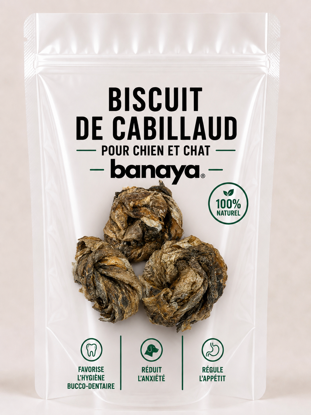 Biscuit de cabillaud - Pour Chien et Chat