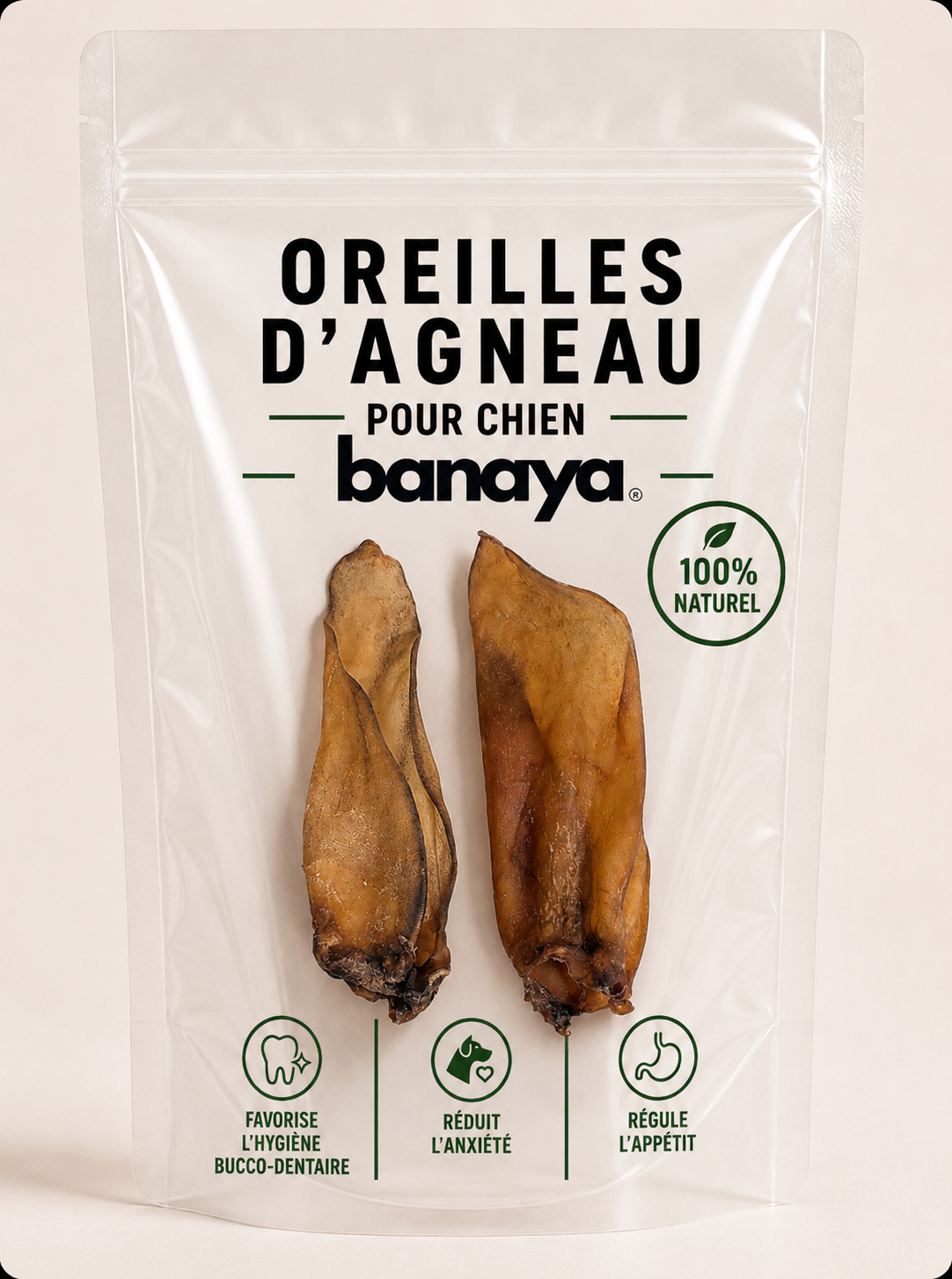 Oreilles d'agneau - pour chien