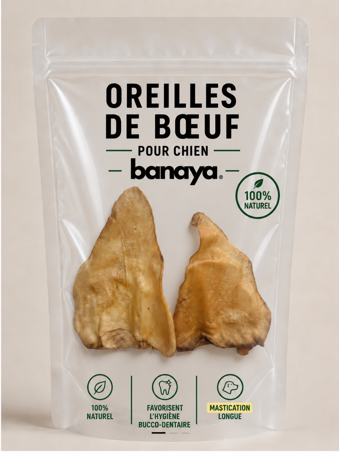 Oreilles de boeuf sans anneau