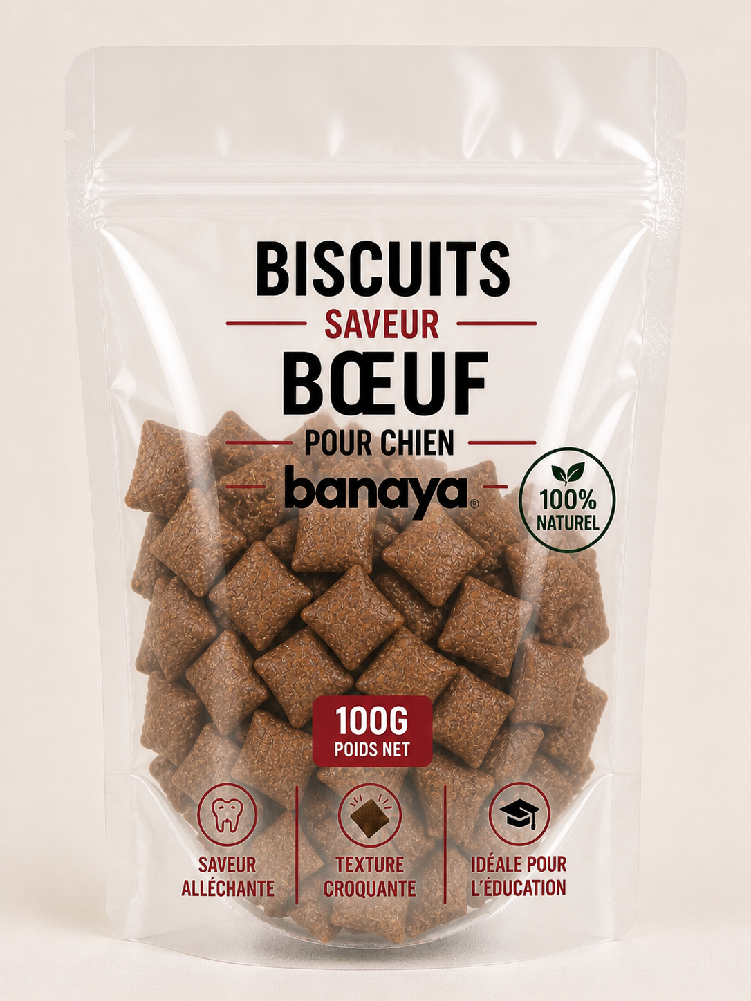 Biscuits fourrés au boeuf - pour chien Soutien des articulations