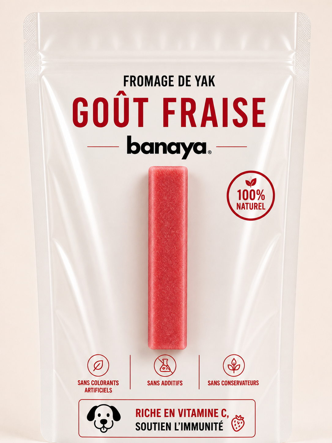 Fromage de Yak - Fraise