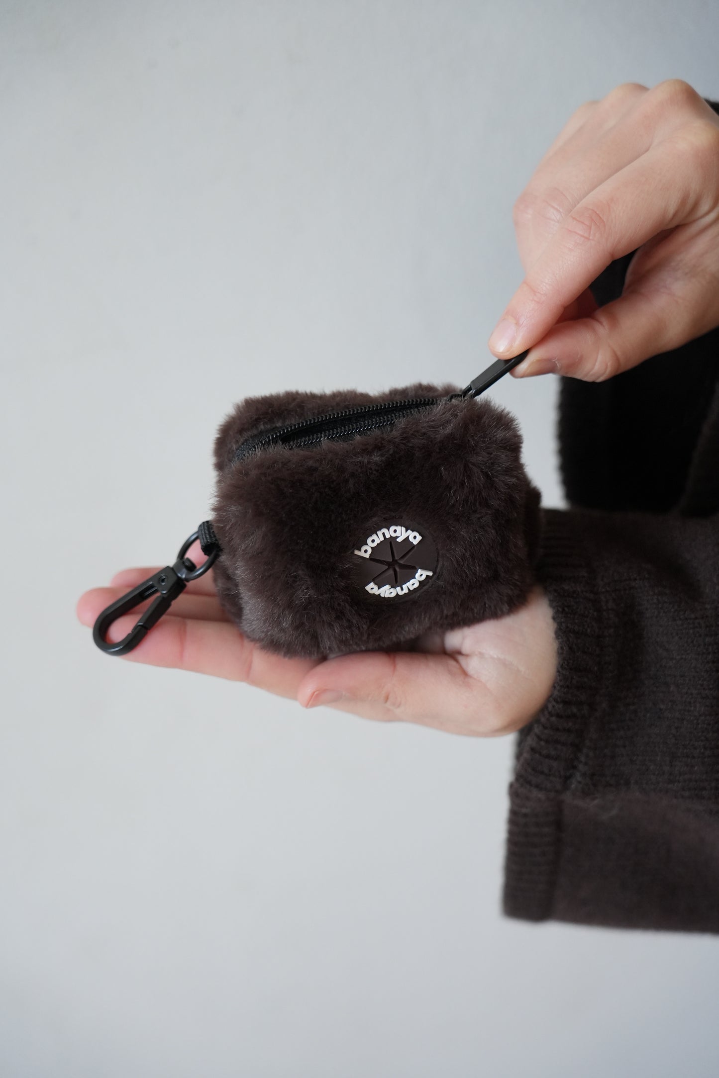 Harnais + Laisse + sac en fourrure