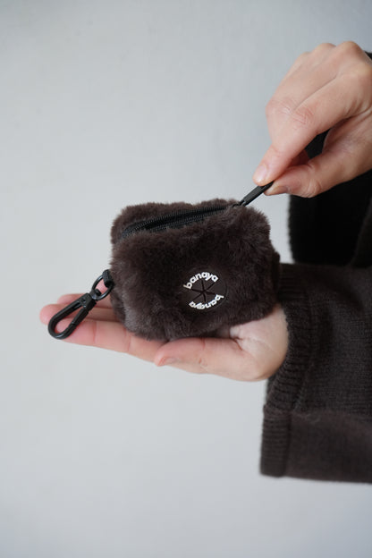 Harnais + Laisse + sac en fourrure